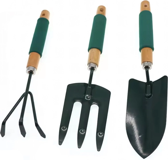 Ergonomic non-slip handles for a comfortable grip