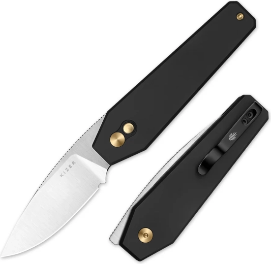 Button lock, front flipper en pocketclip