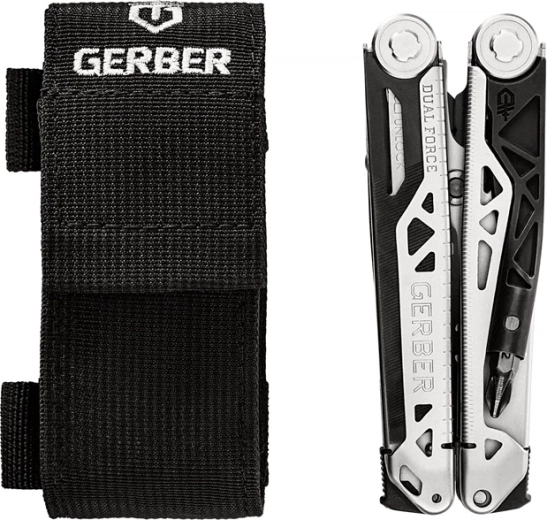 Construction inox durable et étui de ceinture