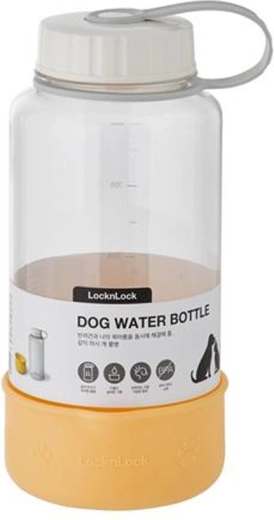Bouteille d’eau en plastique Lock 1 L pour animaux de compagnie