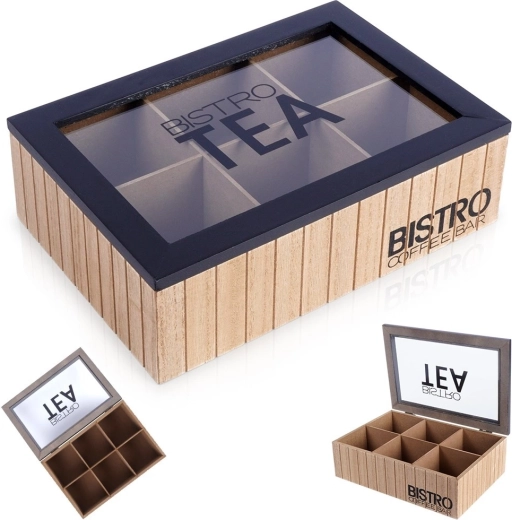 Couvercle en verre avec cadre noir