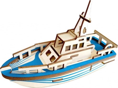 Houten 3D puzzel Boot
