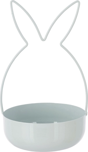Decoratieve metalen etagère konijn mintgroen