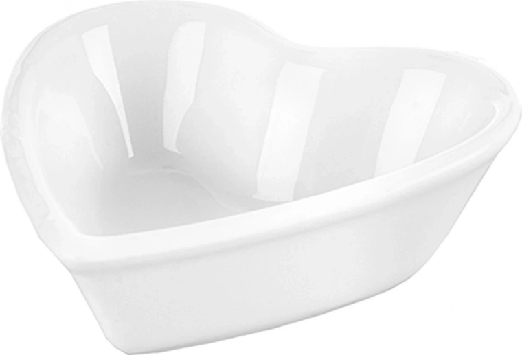 Heart-shaped design for stylish serving