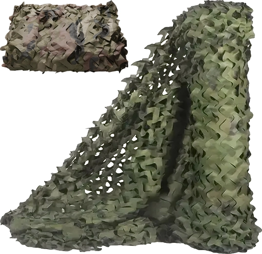 Filet de camouflage militaire moro 2 × 2 m pour balcon (ombrage) - 1 pièce