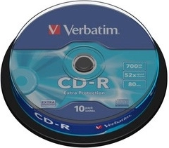 Verbatim CD-R Extra Protection 700 Mo 52x - 10 pièces