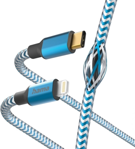 Câble de charge 1,5 m USB-C vers Lightning Bleu