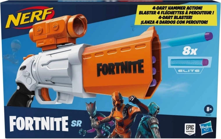 Nerf Fortnite SR – pistol with detachable scope