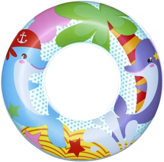 Bestway Children's Inflatable Swimming Ring with Dolphins