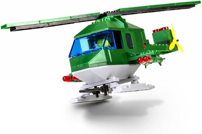 Cheva Baukasten Hubschrauber – Kampfmodell mit Besatzung