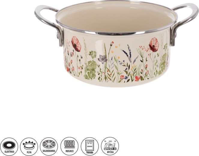 Emailletopf Orion Maki 20 cm, 2,2 l