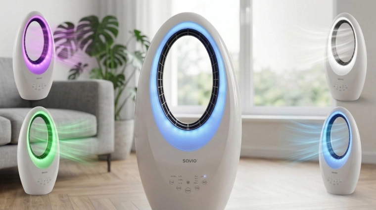 LED-ring en aangename sfeer in 4 kleuren