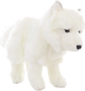 Renard polaire en peluche 26 cm