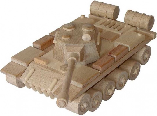 Wooden Tank Ceeda – natural Russian-style model