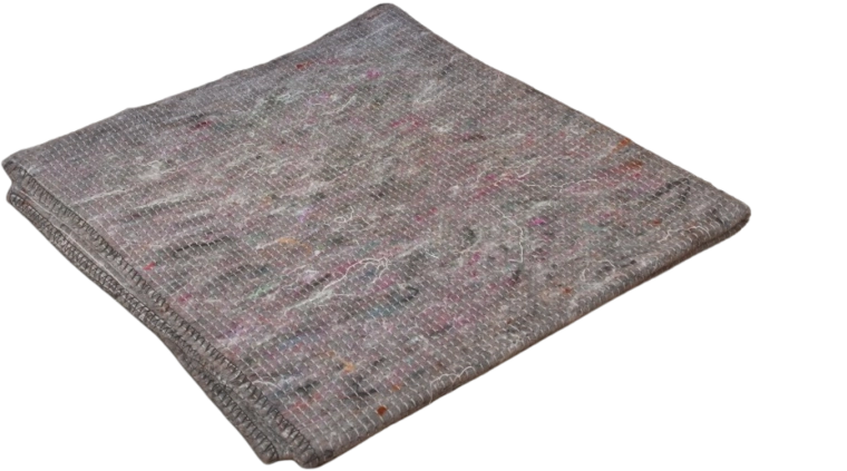 Gray cotton floor cloth 60 × 50 cm