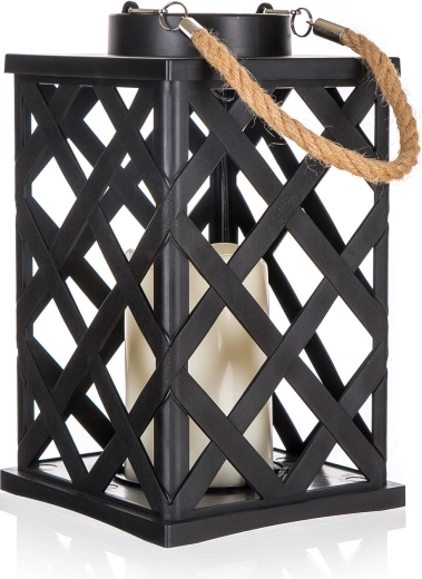 Solar Garden Lantern Cross 14 × 14 × 24 cm