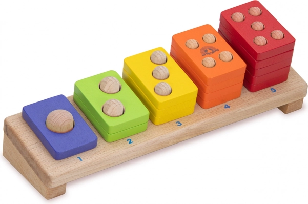 WONDERWORLD Wooden Counting Puzzle 1–5