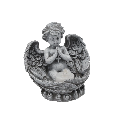 Detailed angel motif with wings