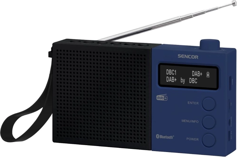 Digitale radio Sencor SRD 7760BB met DAB+, Bluetooth en USB