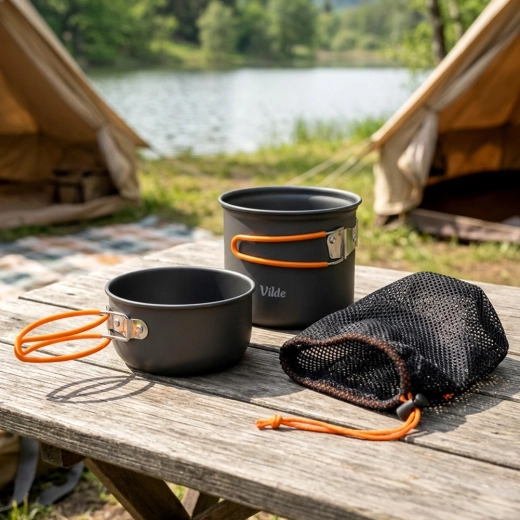 Kompaktes Set für den Rucksack