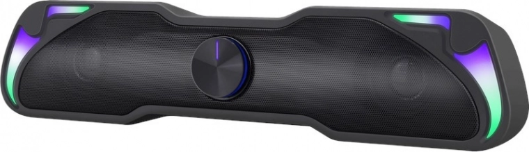 Barre de son Defender Z7 avec éclairage LED, 6 W, USB