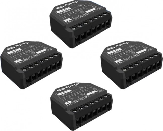 Shelly 2PM Gen3 set of 4 WiFi/Bluetooth controllers