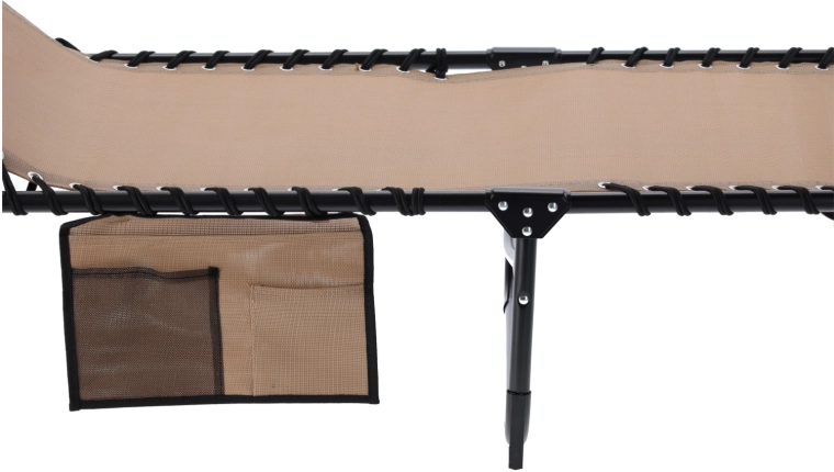 Sturdy steel frame and elastic fabric lacing