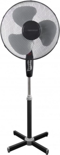 Ventilateur sur pied Esperanza Hurricane noir-gris