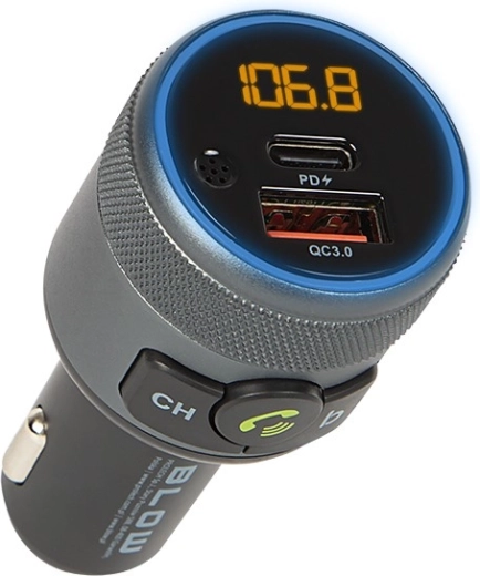 FM-Bluetooth-5.1-Sender mit Freisprecheinrichtung und Schnellladen QC 3.0 + PD 24 W