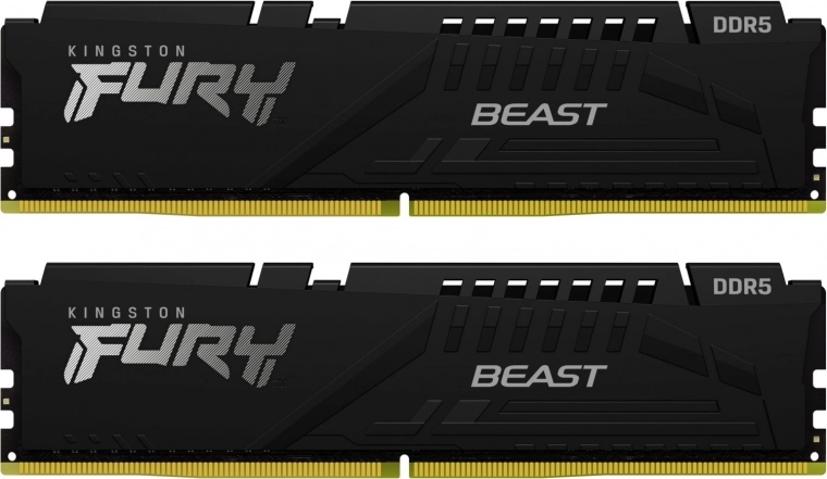 Mémoire DDR5 Fury Beast Black 64 Go (2×32 Go) 5600 MHz CL36