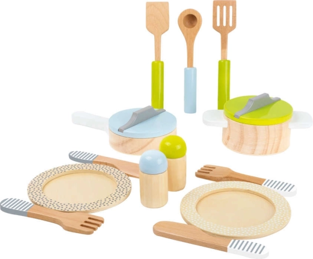 Fabrication en bois dans des couleurs douces