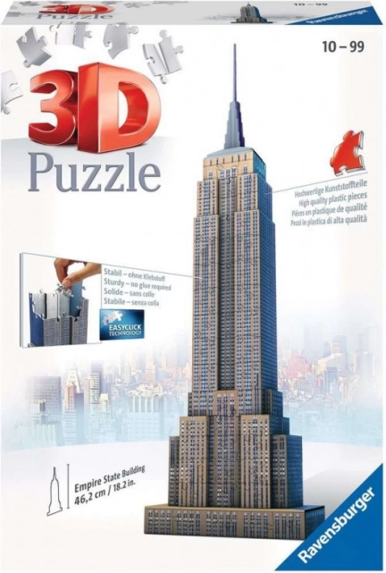 3D puzzle Empire State Building New York from Ravensburger 216 pieces