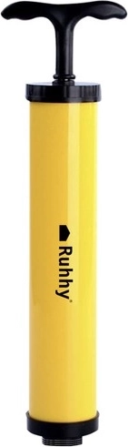 Manual pump included