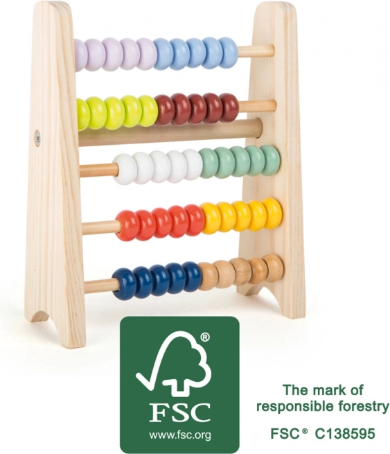 Wooden Abacus small foot Educate