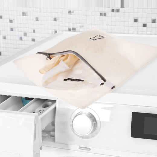 Fermeture zippée pour un lavage en toute sécurité
