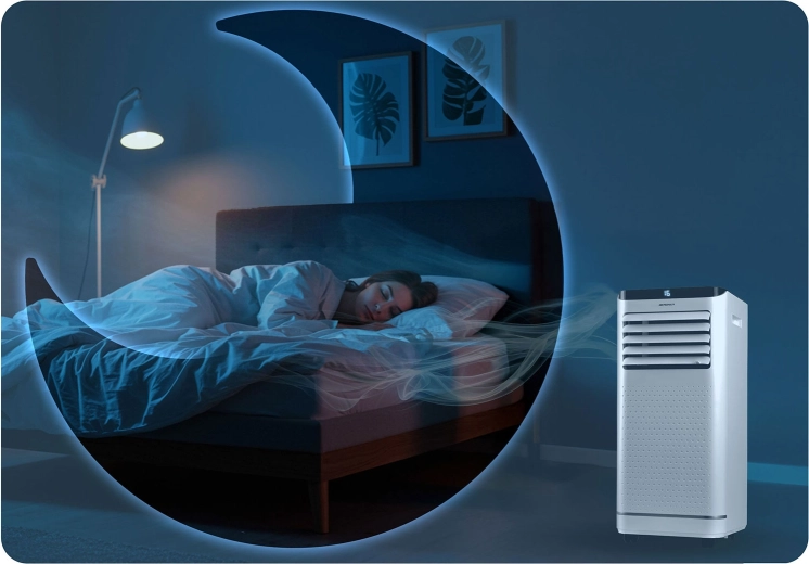 3 modi + nachtmodus voor comfort de hele dag