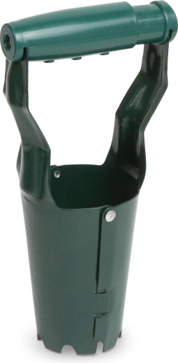 Metallpflanzer für Blumenzwiebeln mit Feder