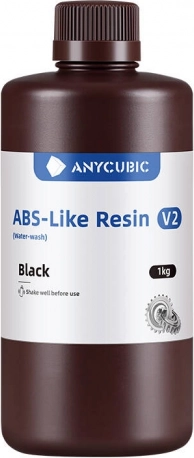 Anycubic Résine Aspect ABS V2 résine noire pour impression 3D