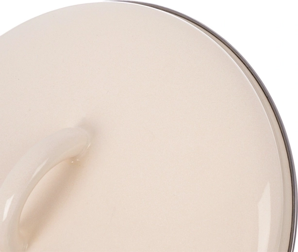 Acier émaillé résistant de couleur crème