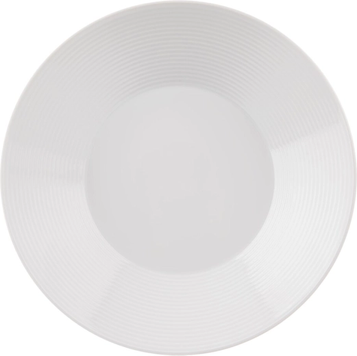 Deep Porcelain Plate Mona with Rim Line, 22 cm