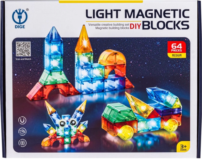 Glowing elements and cute accessories