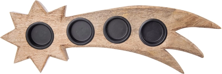 Natürliches Holz in Kombination mit Metall