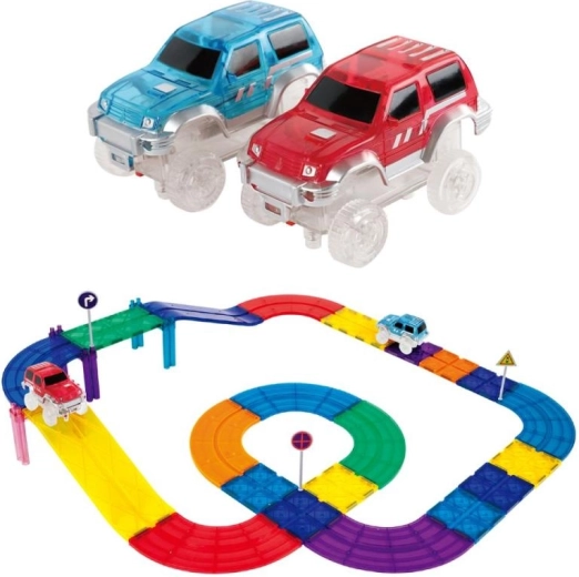 Flexible 3D race track