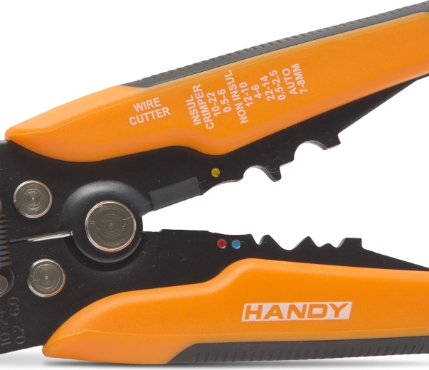 Cutting and crimping in one tool