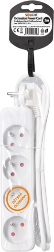 2 meter kabel en haakse stekker