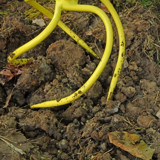 Spiral and curved tines for effective loosening