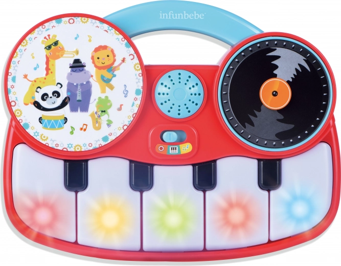 Interactive kids’ piano with light and sound effects 22 × 17 cm