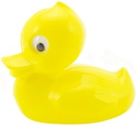 Plastic bath duck 12 cm
