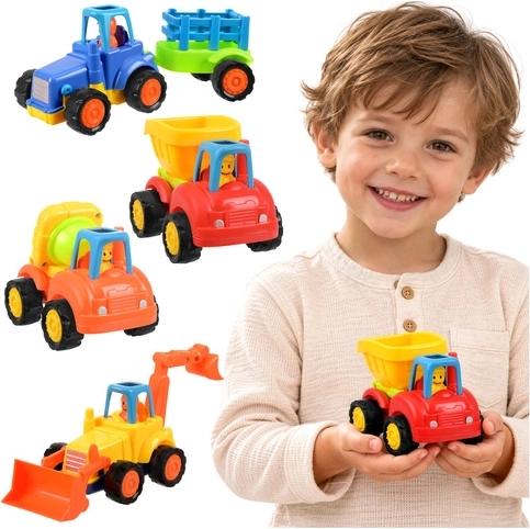 Four vehicles for little builders