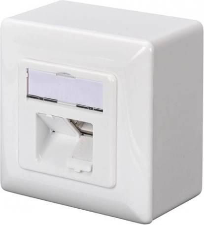 Prise murale blindée cat.5e à plaque 2x RJ45